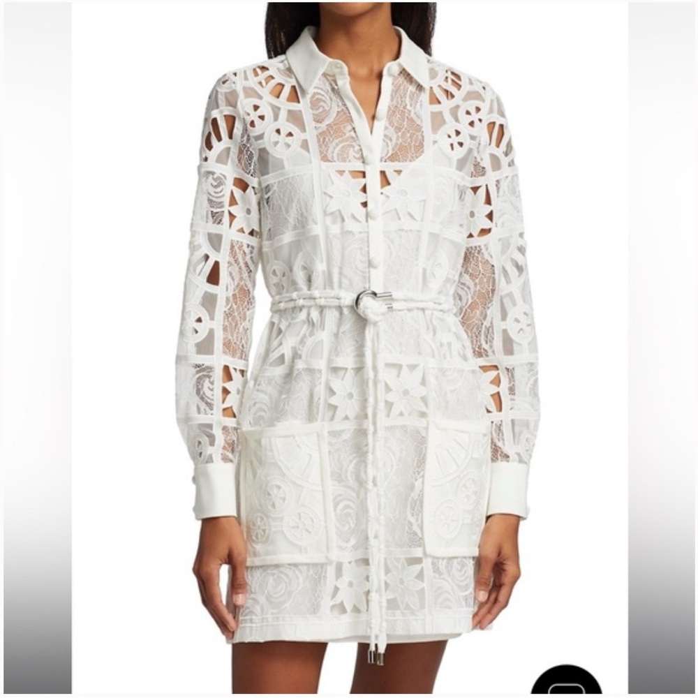 ALEXIS Tali Dress in French White